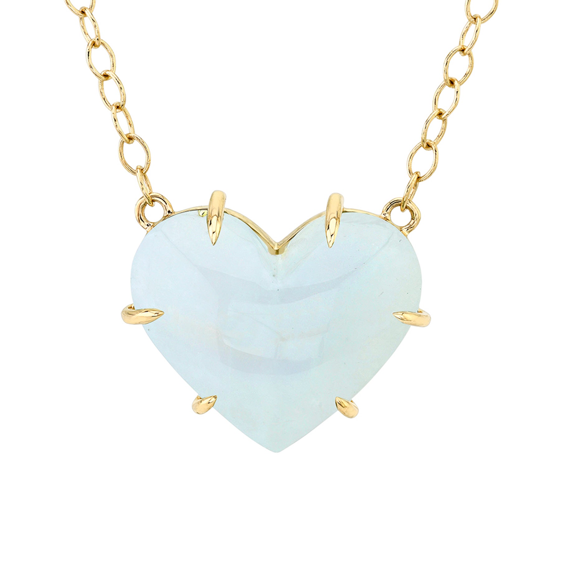 Illusion Yellow Gold Hollow Heart retailer Necklace