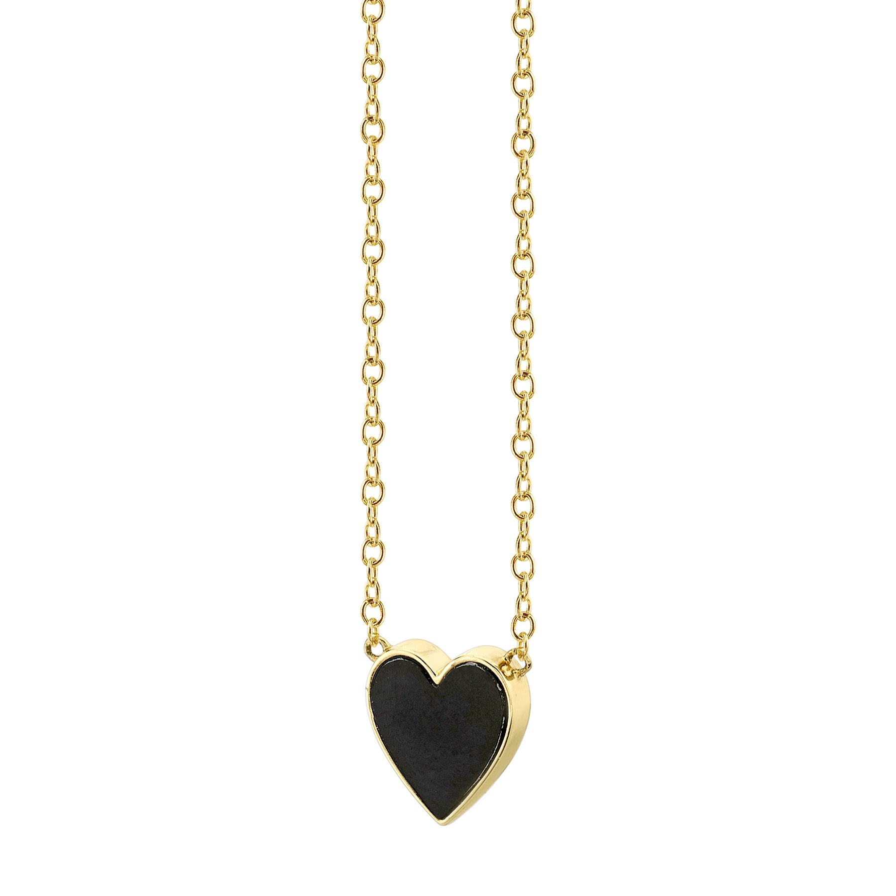 Black Onyx Beveled Charm / Pendant 8x10 Heart Set hotsell In 14k Solid Gold...