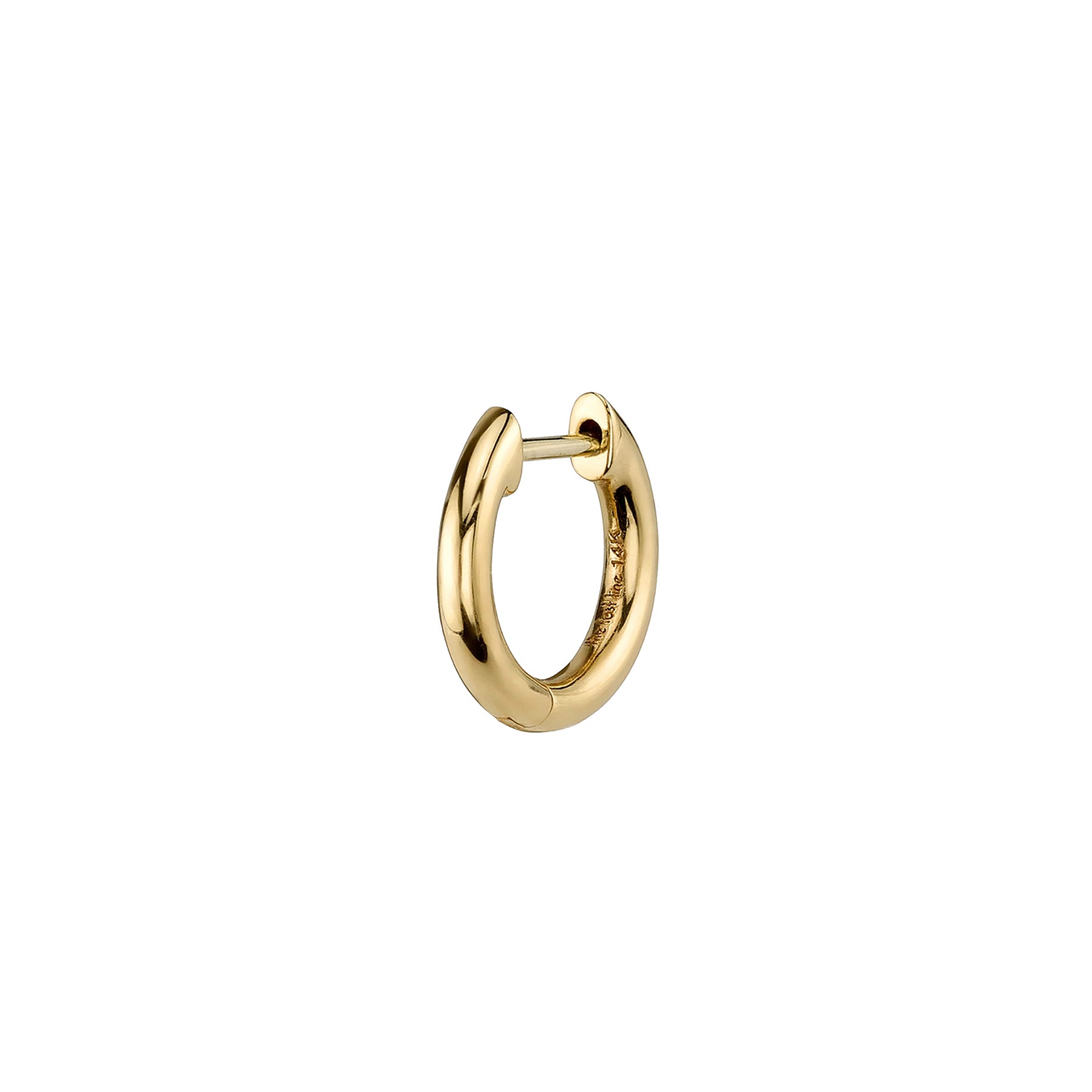 Piercing Slim Hoop - 14k Yellow Gold – The Last Line