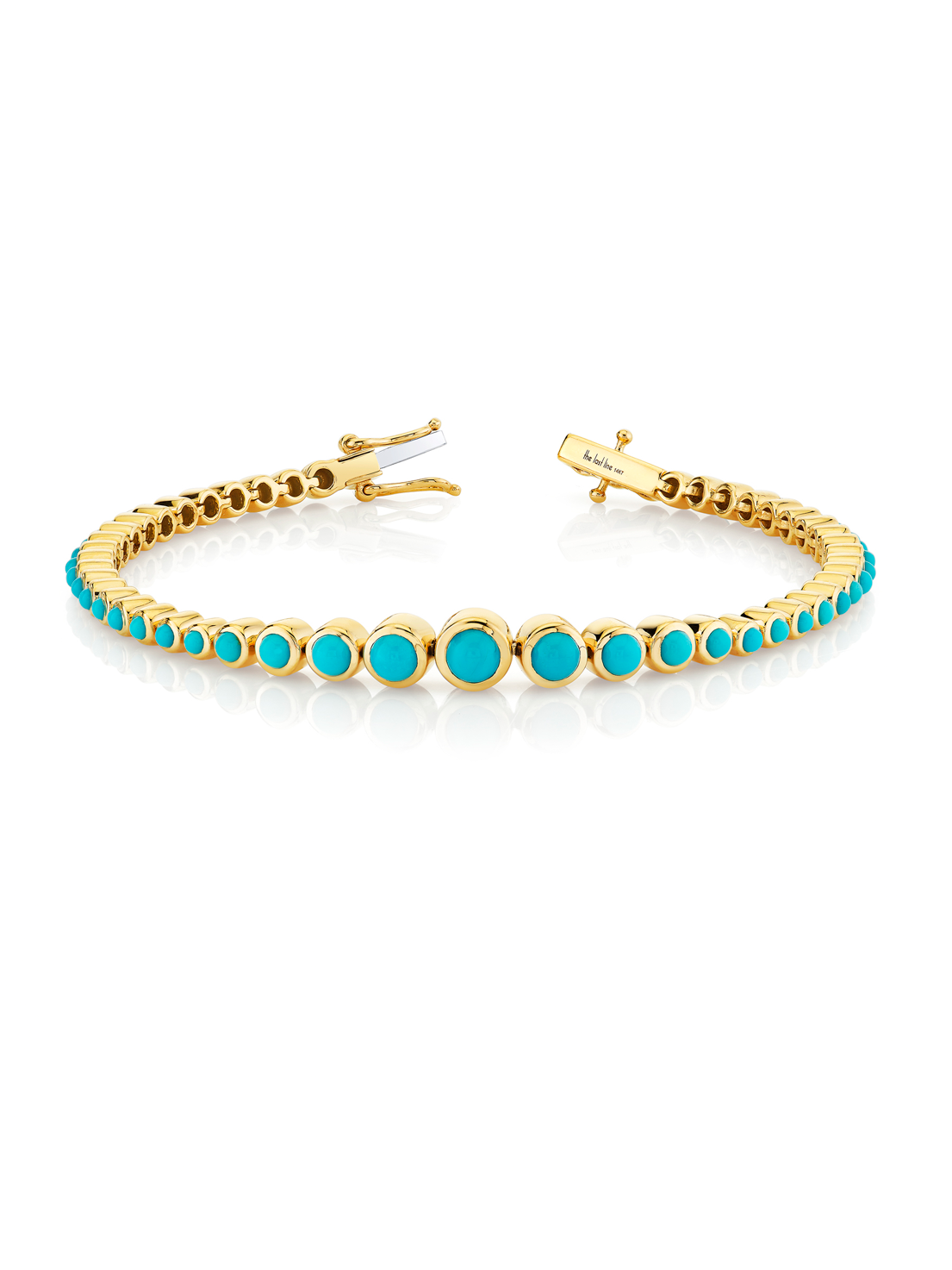 Riviera Bracelet - Turquoise / 14k Yellow Gold – The Last Line